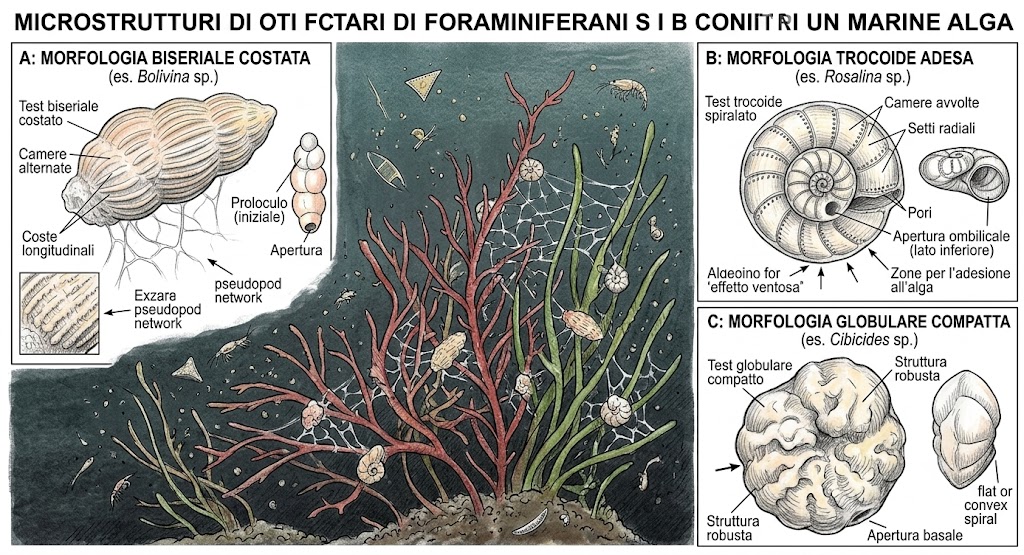 Viaggio nel microscopico mondo dei Foraminiferi